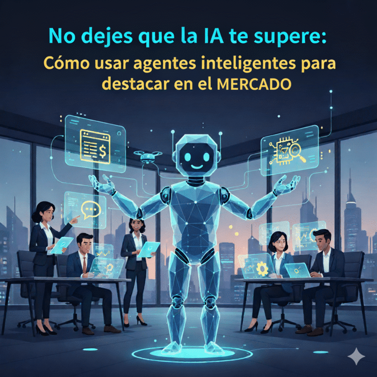 No dejes que la IA te supere: Cómo usar agentes inteligentes para destacar en el mercado